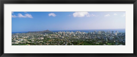 Framed Honolulu, Hawaii Print