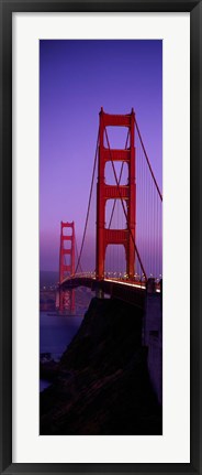 Framed Golden Gate Bridge San Francisco (horizontal) Print