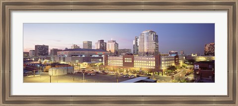 Framed Financial District, Phoenix, Arizona, USA Print