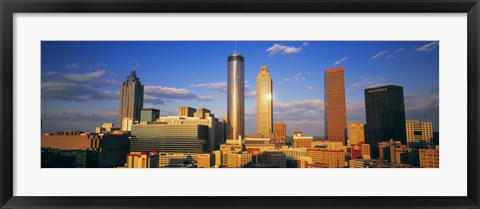 Framed Atlanta, Georgia Skyline (day) Print