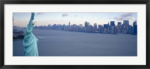 Framed Close up of the Statue of Liberty Print