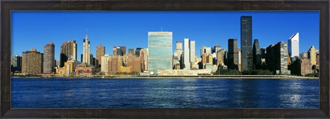 Framed New York Ciry Skyline (horizontal) Print