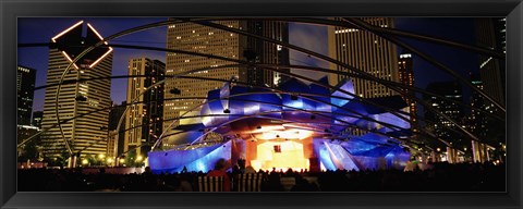 Framed Pritzker Pavilion, Millennium Park, Chicago, Illinois, USA Print