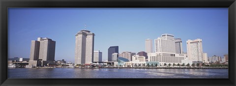 Framed New Orleans skyline, Louisiana Print