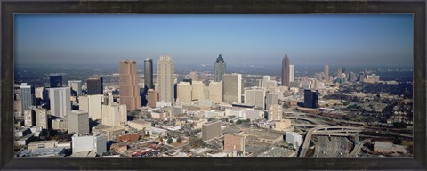 Framed High angle view of downtown Atlanta, Georgia, USA Print