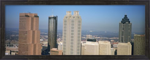 Framed Skyscrapers in a city, Atlanta, Georgia, USA Print