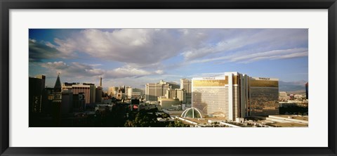 Framed Cloudy Sky Over the Mirage, Las Vegas, Nevada Print