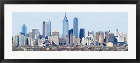 Framed Skyscrapers in Philadelphia, Pennsylvania, USA Print