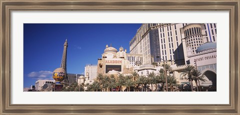 Framed Hotel in a city, Aladdin Resort And Casino, The Strip, Las Vegas, Nevada, USA Print