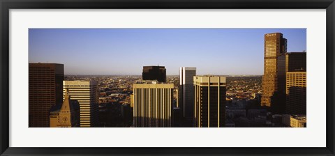 Framed Skyscrapers in a city, Denver, Colorado, USA Print