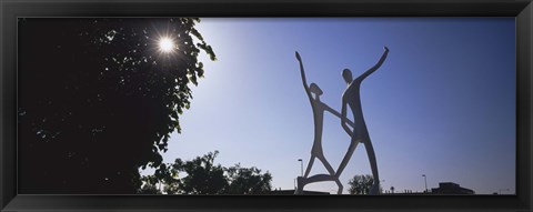 Framed Low angle view of sculptures, Colorado Convention Center, Denver, Colorado, USA Print