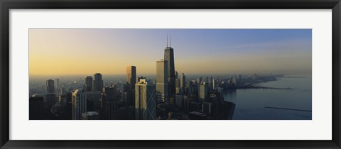 Framed Buildings in Chicago, Illinois Print