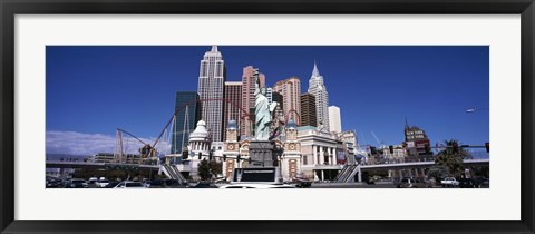 Framed New York New York Hotel, The Las Vegas Strip Print