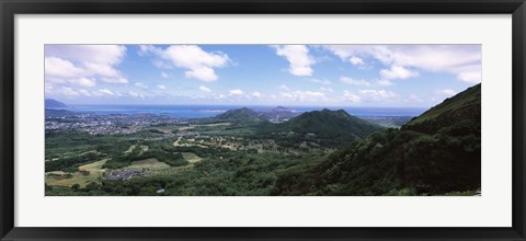 Framed Kaneohe, Oahu, Hawaii Print