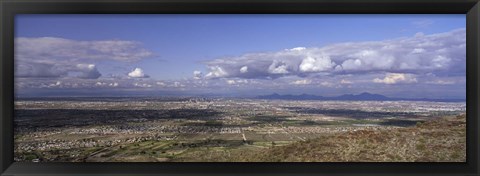 Framed Clouds over a landscape, South Mountain Park, Phoenix, Maricopa County, Arizona, USA Print