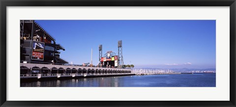 Framed Baseball park at the waterfront, AT&amp;T Park, San Francisco, California, USA Print