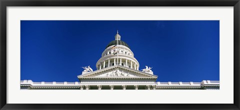 Framed Dome of California State Capitol Building, Sacramento, California Print