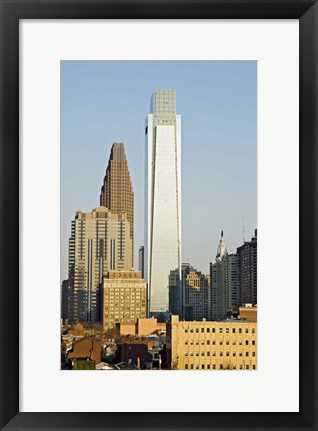 Framed Comcast Center, City Hall, William Penn Statue, Center City, Philadelphia, Philadelphia County, Pennsylvania, USA Print