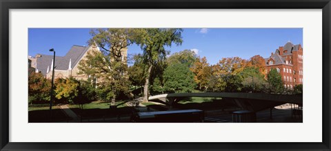 Framed Music and Science Hall, Park Street, University of Wisconsin, Madison, Dane County, Wisconsin, USA Print