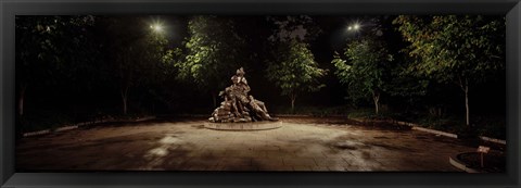 Framed Sculpture in a memorial, Vietnam Women&#39;s Memorial, Washington DC, USA Print