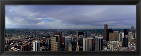 Framed Buildings in a city, Denver, Denver county, Colorado Print