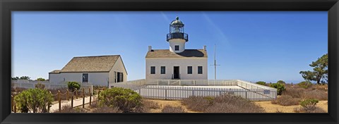 Framed Lighthouse, Old Point Loma Lighthouse, Point Loma, Cabrillo National Monument, San Diego, California, USA Print