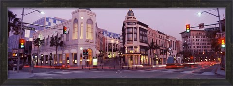 Framed Rodeo Drive, Beverly Hills, California Print