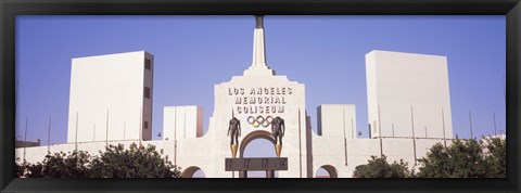 Framed Los Angeles Memorial Coliseum, Los Angeles, California Print