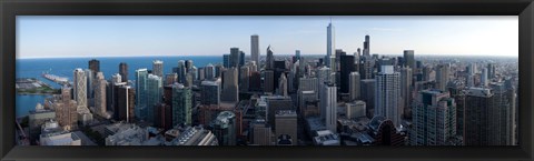 Framed Aerial View of Chicago Print