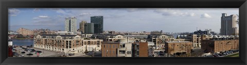 Framed Inner Harbor, Baltimore, Maryland, 2009 Print