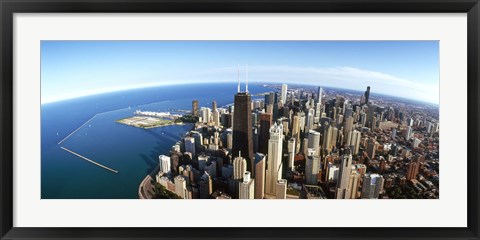 Framed Chicago skyscrapers, Cook County, Illinois, USA 2010 Print