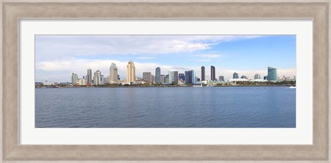 Framed Buildings at the waterfront, San Diego, San Diego County, California, USA 2010 Print