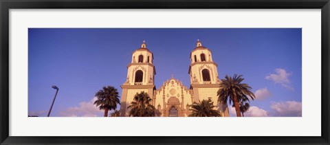 Framed Low Angle View of St. Augustine Cathedral, Tucson, Arizona Print