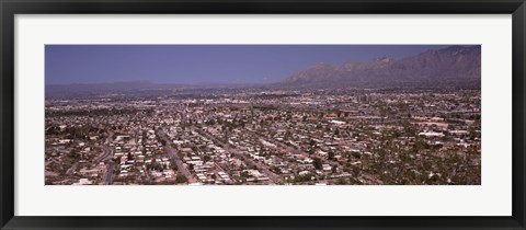 Framed Tucson, Arizona (aerial view) Print