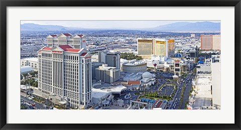 Framed Strip, Las Vegas, Clark County, Nevada, USA Print