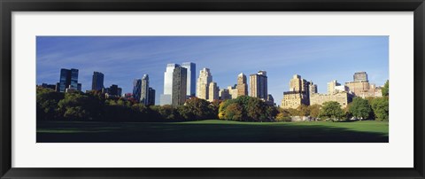 Framed Skyscrapers in a city, Central Park, Manhattan, New York City, New York State, USA 2010 Print