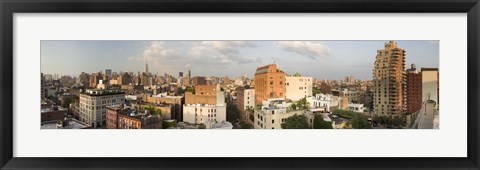 Framed Low rise buildings in a city, Manhattan, New York City, New York State, USA Print