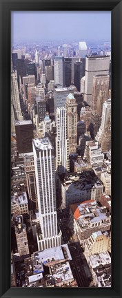 Framed MetLife and surrounding buildings, Manhattan, New York City, New York State, USA Print