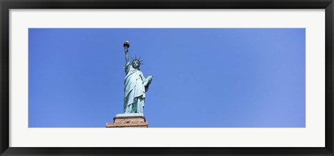 Framed Statue Of Liberty (horizontal), Liberty Island, New York City, New York State Print