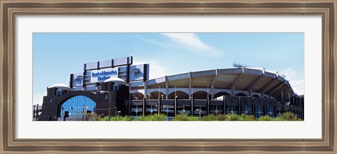 Framed Football stadium in a city, Bank of America Stadium, Charlotte, Mecklenburg County, North Carolina, USA Print