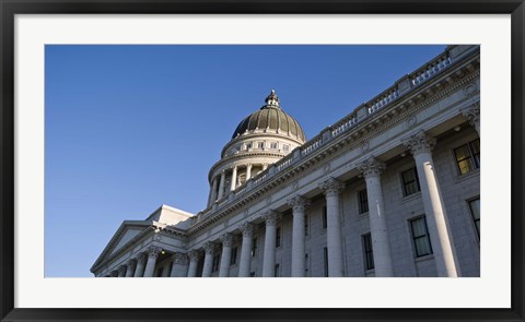 Framed Utah State Capitol Building, Salt Lake City, Utah Print