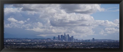 Framed Cloudy Sky Over Los Angeles Print