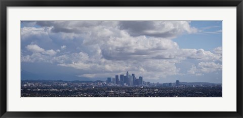 Framed Cloudy Sky Over Los Angeles Print