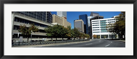 Framed Buildings in a city, Downtown Denver, Denver, Colorado, USA Print