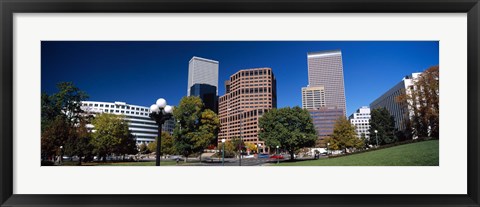 Framed Buildings in a city, Downtown Denver, Denver, Colorado, USA 2011 Print