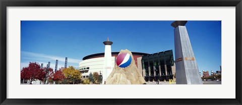 Framed Pepsi Center, Denver, Denver County, Colorado Print