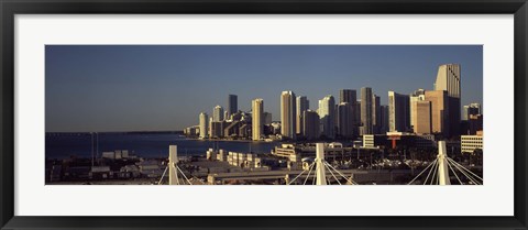 Framed Buildings in a city, Miami, Florida, USA Print