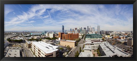 Framed Buildings in Downtown Los Angeles, Los Angeles County, California, USA 2011 Print