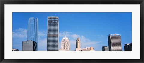 Framed Downtown skyline, Devon Tower, Oklahoma City, Oklahoma, USA Print