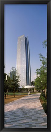 Framed Devon Tower, Downtown Oklahoma City, Oklahoma Print